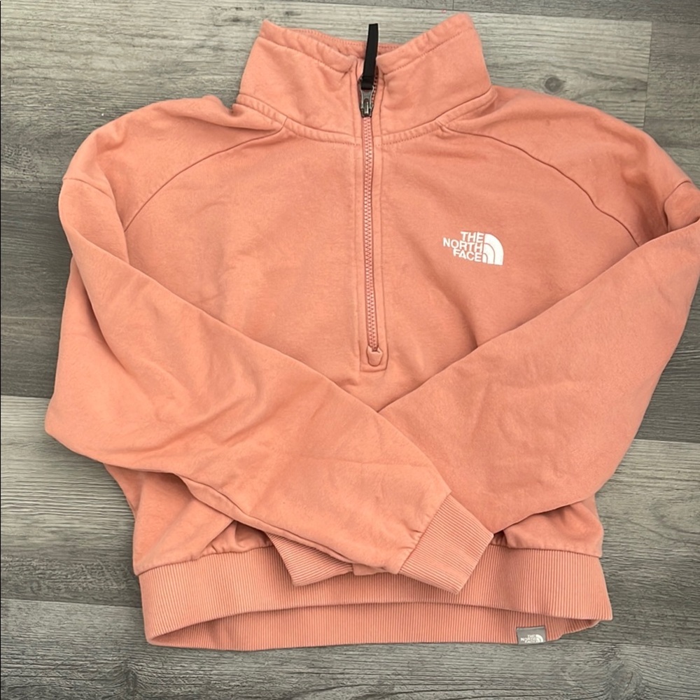 The North Face Pink Half-Zip Pullover
